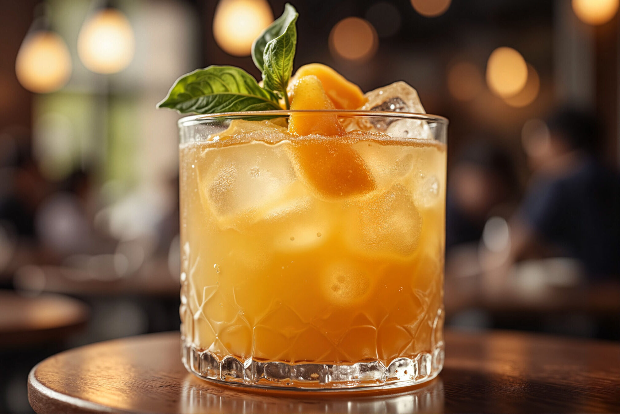 Peach Basil Smash