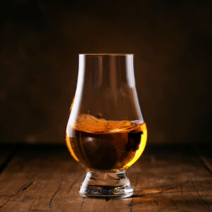 Glass of whiskey with no ice