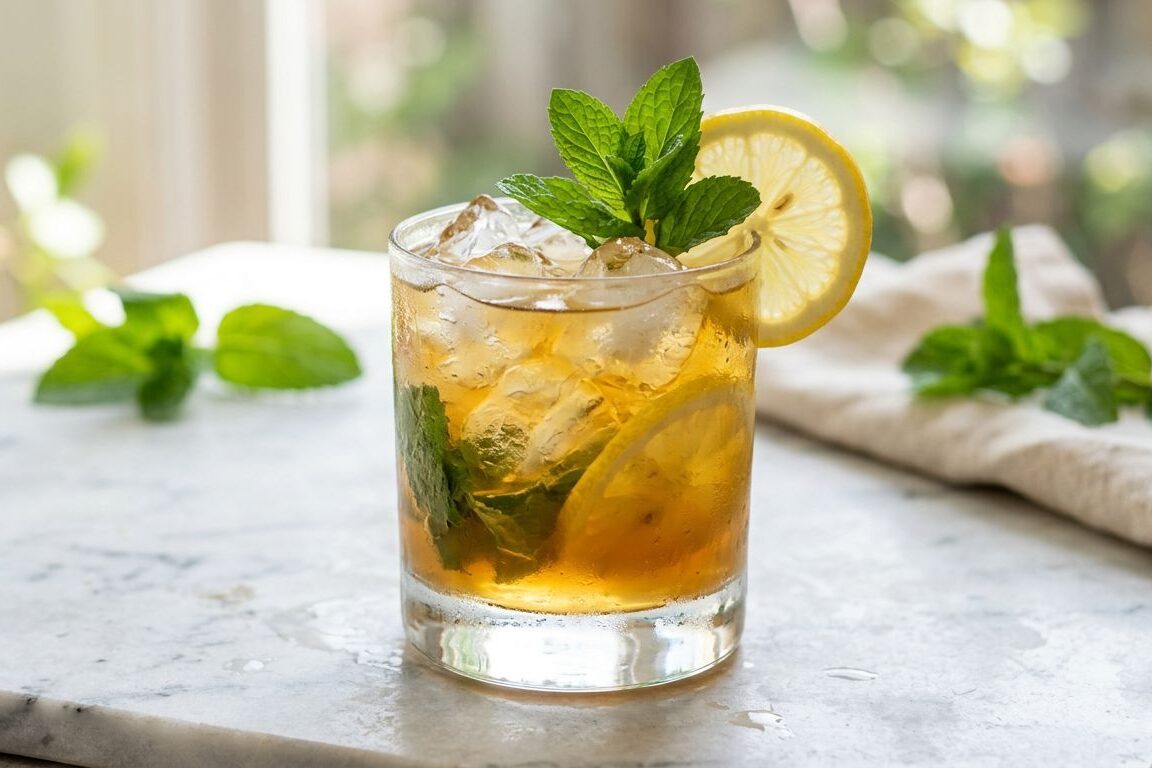 Bourbon Honey Lemon Smash