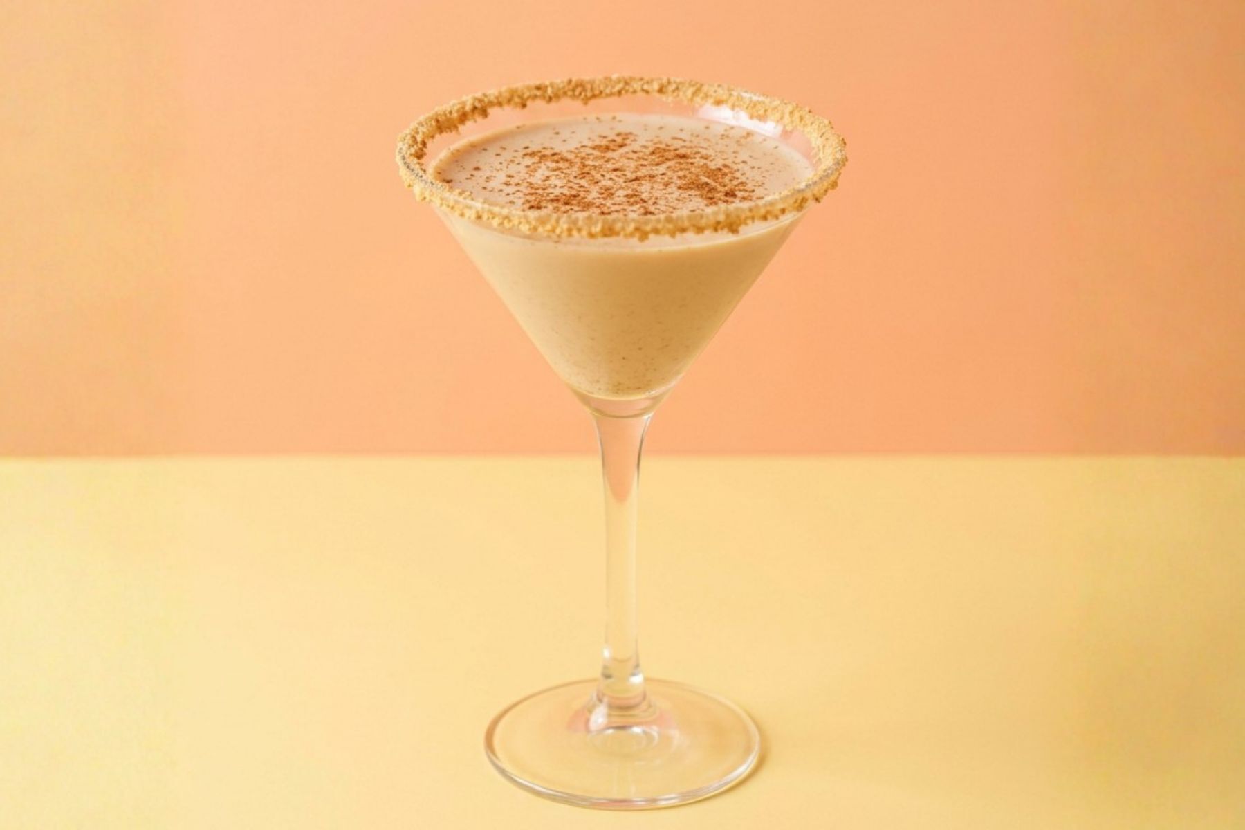 martini glass filled with carrot cake martini recipe from greensboro abc