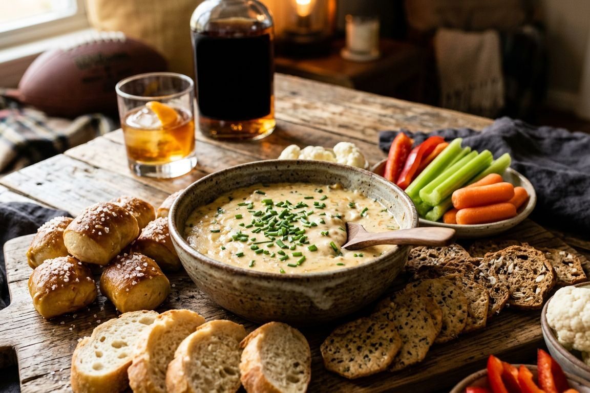 bourbon beer cheese dip recipe from greensboro abc